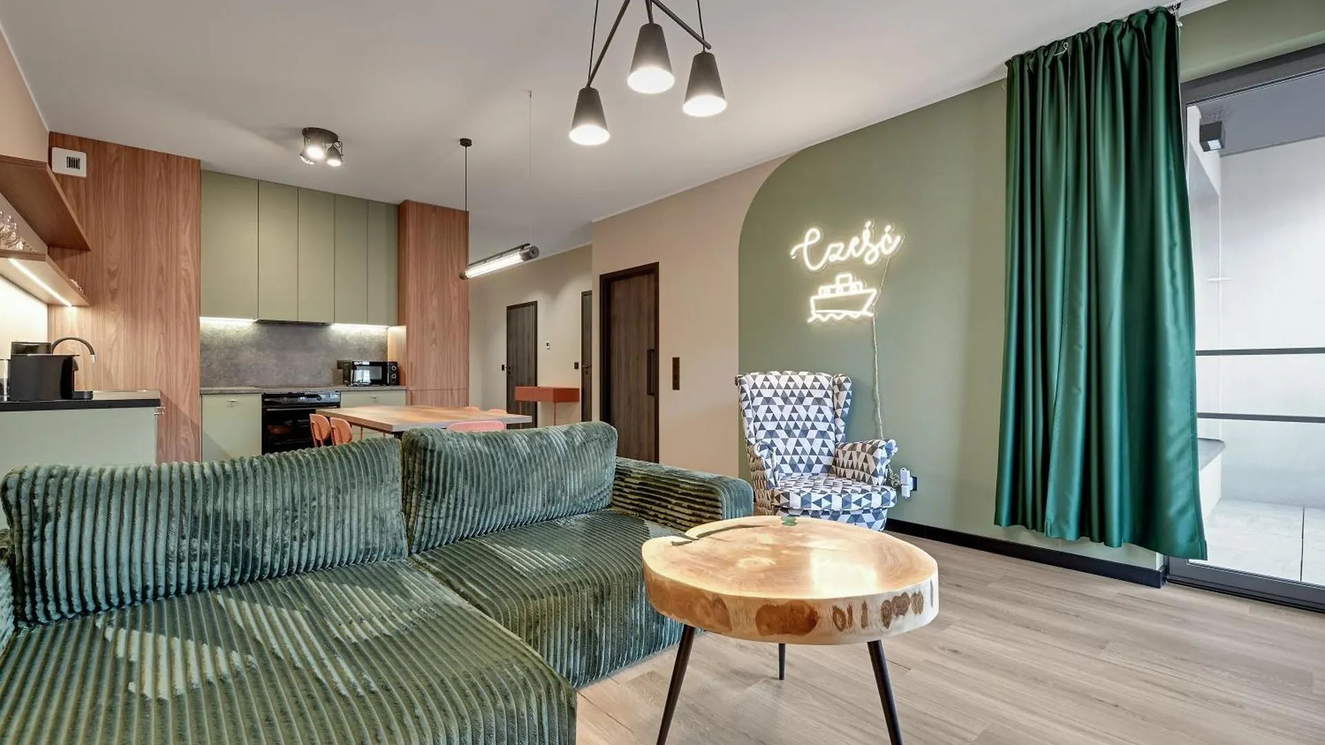 Appartement Doki Living By Blue Mandarin Parking & Foodhall Gdańsk Polen